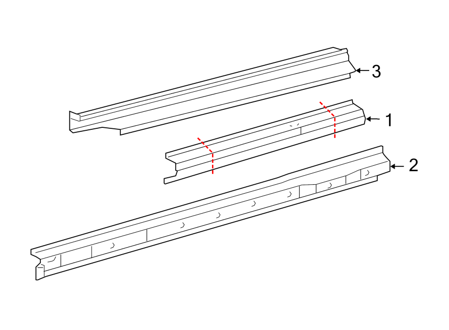 Diagram ROCKER. for your Toyota Tacoma  