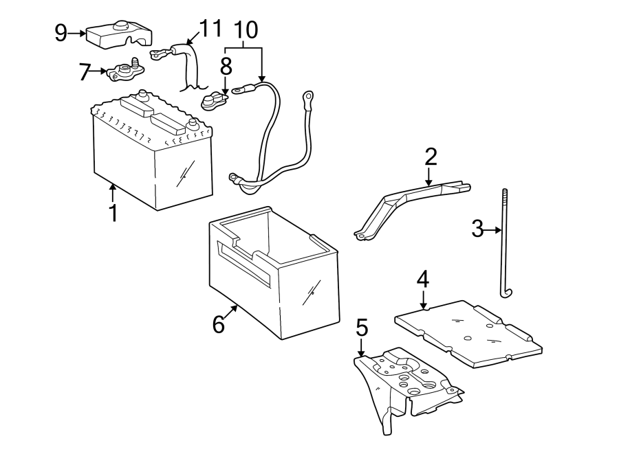 Diagram BATTERY. for your 2012 Toyota Prius v   