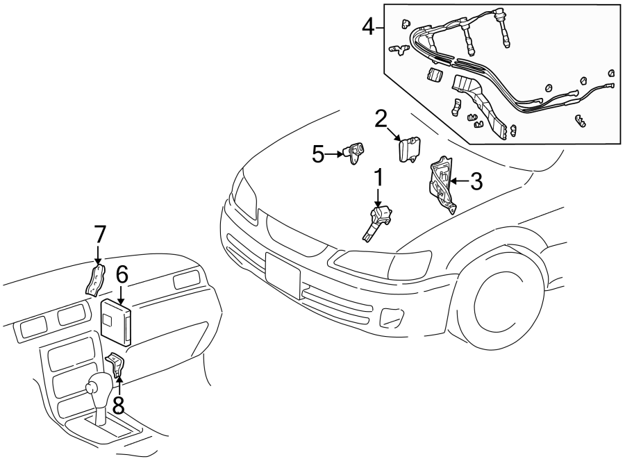 Diagram IGNITION SYSTEM. for your 1994 Toyota Corolla   