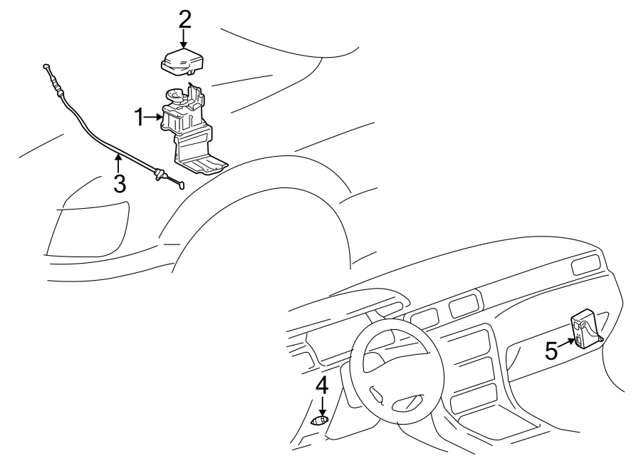 Diagram CRUISE CONTROL SYSTEM. for your 2017 Toyota Sequoia 5.7L i-Force V8 FLEX A/T RWD Platinum Sport Utility 