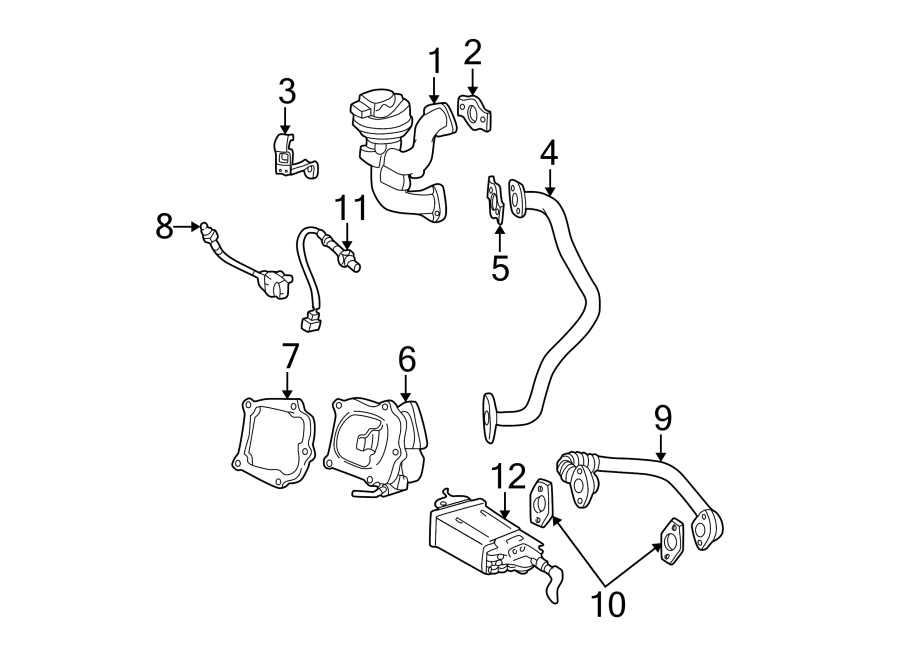 Diagram EMISSION SYSTEM. EMISSION COMPONENTS. for your Toyota Solara  