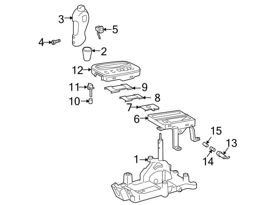 Diagram CONSOLE. TRANSMISSION SHIFT LEVER. for your Toyota Celica  