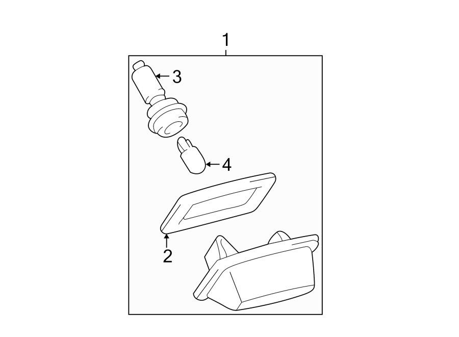 Diagram REAR LAMPS. LICENSE LAMPS. for your 2012 Toyota Highlander   