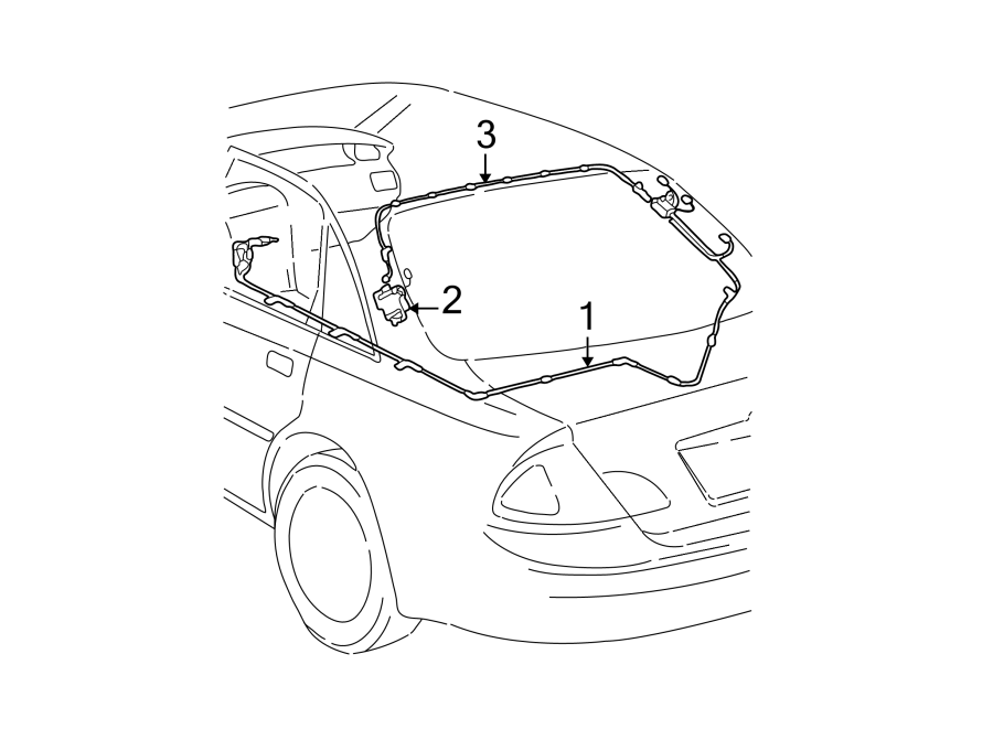 Diagram ANTENNA. for your Toyota Avalon  