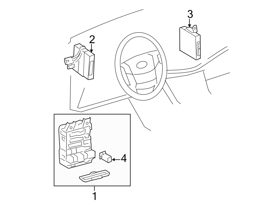 Diagram ELECTRICAL COMPONENTS. for your 2020 Toyota 4Runner   