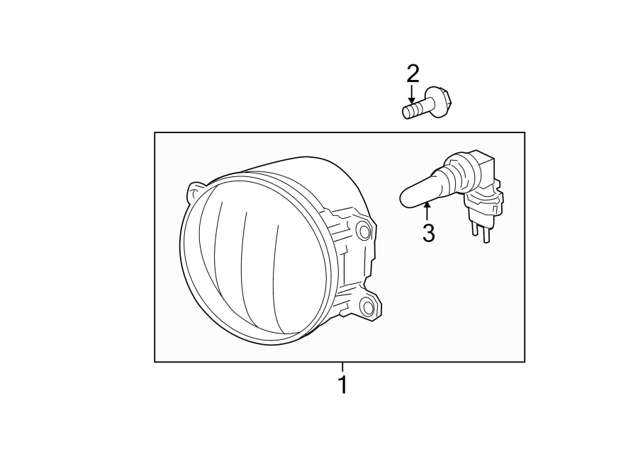 Diagram FRONT LAMPS. FOG LAMPS. for your 2022 Toyota Prius   