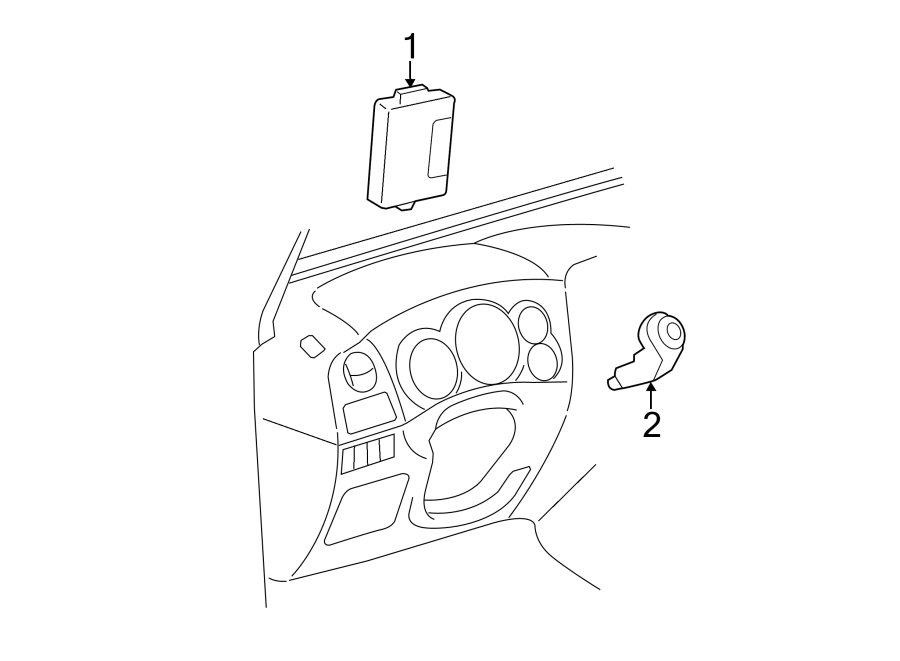 Diagram ALARM SYSTEM. for your 2019 Toyota RAV4   