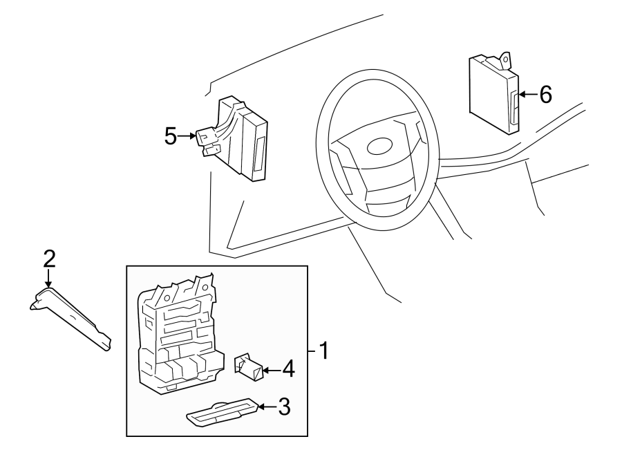 Diagram ELECTRICAL COMPONENTS. for your Toyota