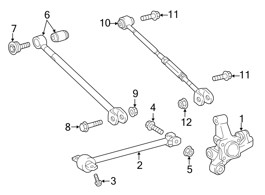 Diagram REAR SUSPENSION. SUSPENSION COMPONENTS. for your 2000 Toyota Camry   