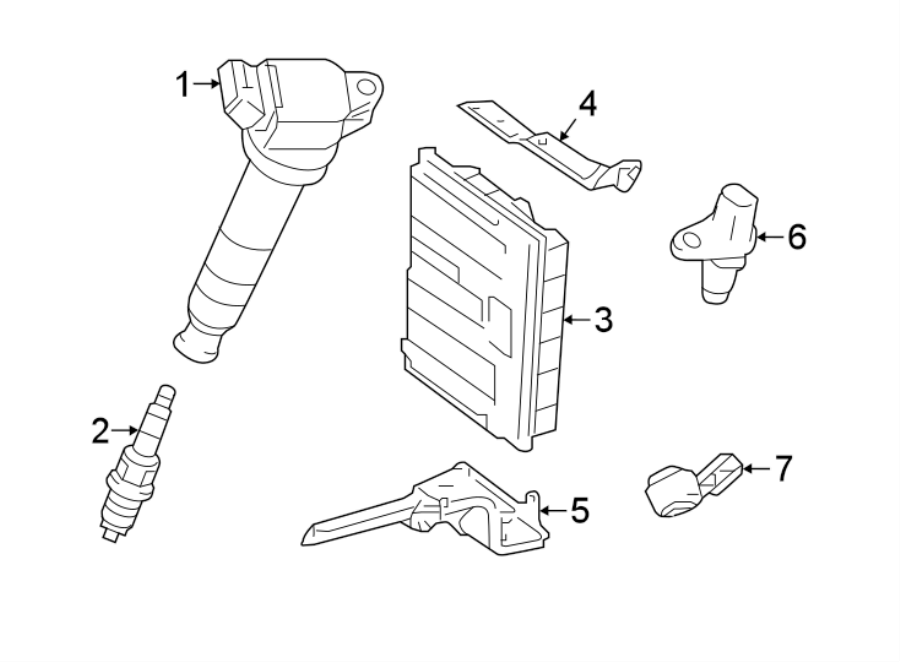 Diagram IGNITION SYSTEM. for your Toyota