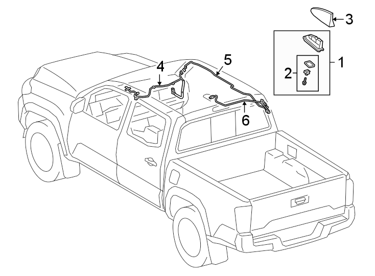 Diagram ANTENNA. for your 2008 Toyota Camry  Hybrid Sedan 