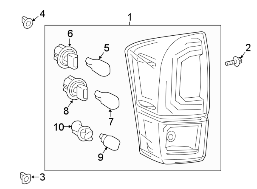 Diagram REAR LAMPS. TAIL LAMPS. for your 1997 Toyota 4Runner   