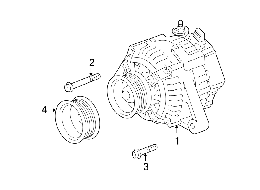 Diagram ALTERNATOR. for your 2023 Toyota 4Runner  TRD Off-Road Sport Utility 