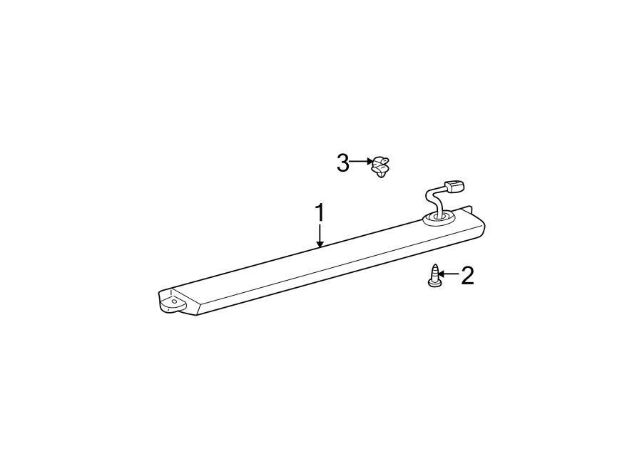 Diagram REAR LAMPS. HIGH MOUNTED STOP LAMP. for your 2003 Toyota Camry  SE SEDAN 