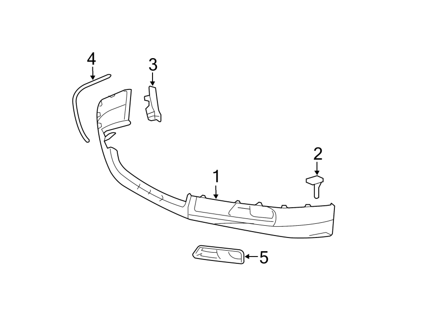 Diagram FRONT BUMPER & GRILLE. SPOILER. for your 2007 Toyota Tundra  Limited Crew Cab Pickup Fleetside 