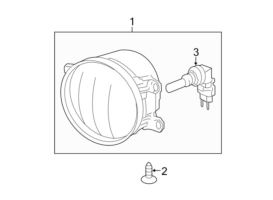 Diagram FRONT LAMPS. FOG LAMPS. for your 2012 Toyota Yaris   