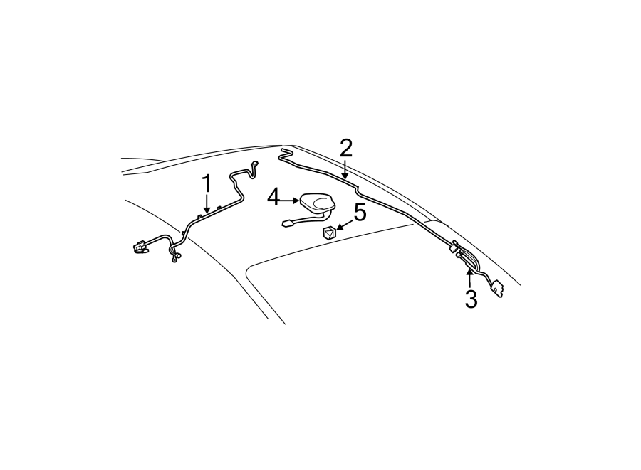 Diagram ANTENNA. for your 2008 Toyota Camry  Hybrid Sedan 