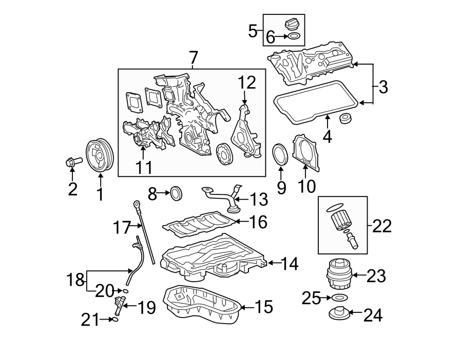 Diagram ENGINE / TRANSAXLE. ENGINE PARTS. for your Toyota