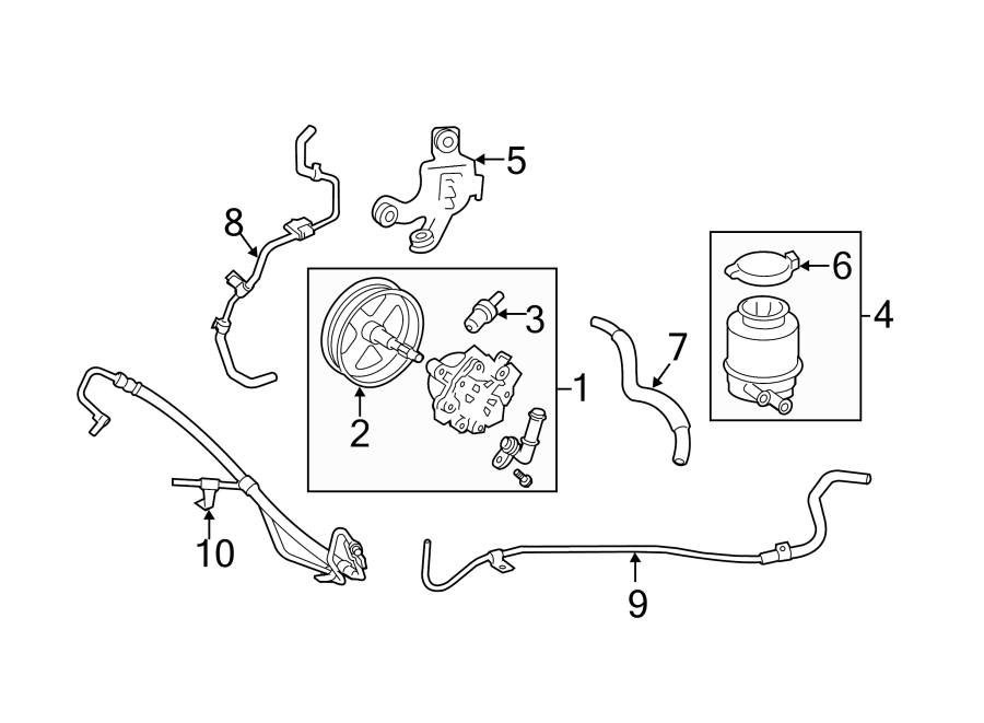 Diagram STEERING GEAR & LINKAGE. PUMP & HOSES. for your 1995 Toyota T100   