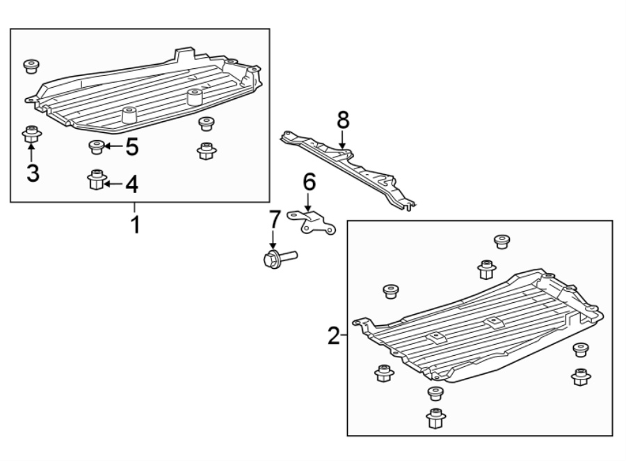 Diagram REAR BODY & FLOOR. EXTERIOR TRIM. for your Toyota