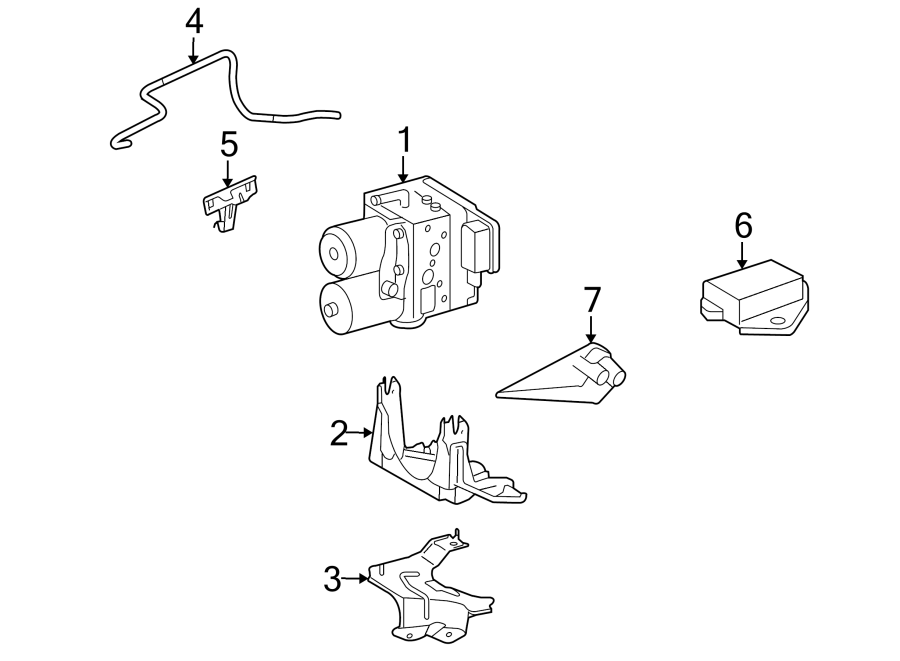 Diagram Electrical. Abs components. for your 2012 Toyota Tacoma   