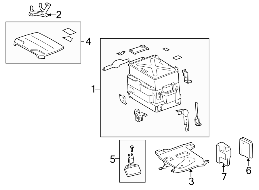 Diagram ELECTRICAL COMPONENTS. for your 2024 Toyota Prius Prime   