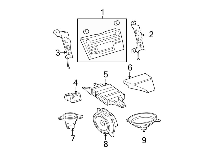 Diagram INSTRUMENT PANEL. SOUND SYSTEM. for your 2015 Toyota Tundra   