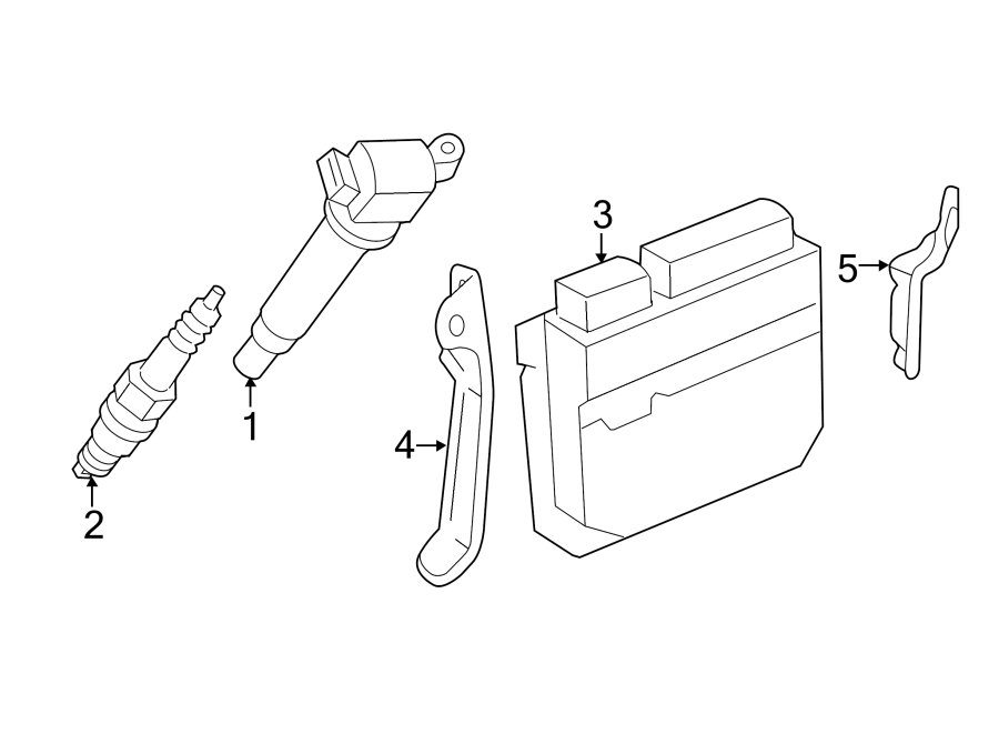 Diagram IGNITION SYSTEM. for your 2015 Toyota Highlander  Hybrid Limited Sport Utility 