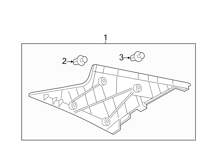 Diagram QUARTER PANEL. INTERIOR TRIM. for your 2011 Toyota Tundra   