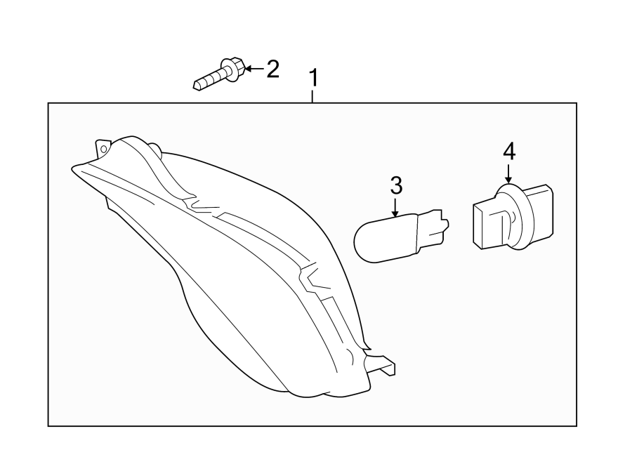 Diagram FRONT LAMPS. DAYTIME RUNNING LAMP COMPONENTS. for your 2000 Toyota Avalon  XLS Sedan 