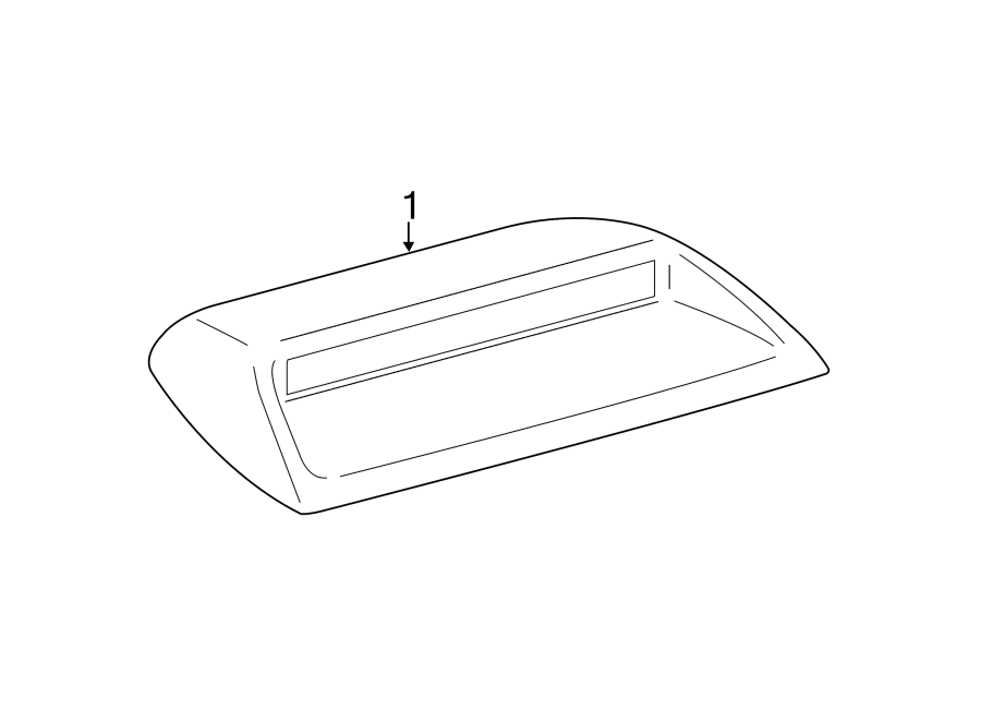 Full size assembly image of REAR LAMPS. HIGH MOUNTED STOP LAMP. (1/1)