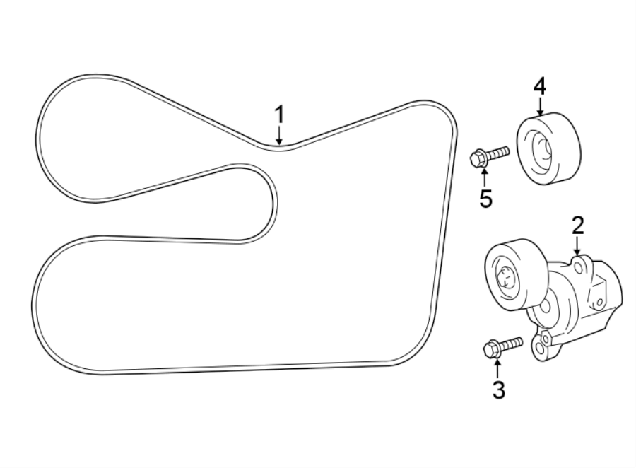 Diagram BELTS & PULLEYS. for your Toyota