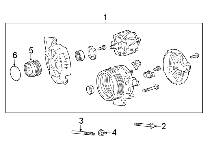 Diagram ALTERNATOR. for your 2012 Toyota Camry  XLE SEDAN 