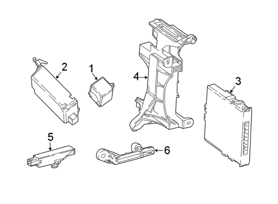 Diagram KEYLESS ENTRY COMPONENTS. for your 2021 Toyota Camry 2.5L A/T AWD XLE SEDAN 