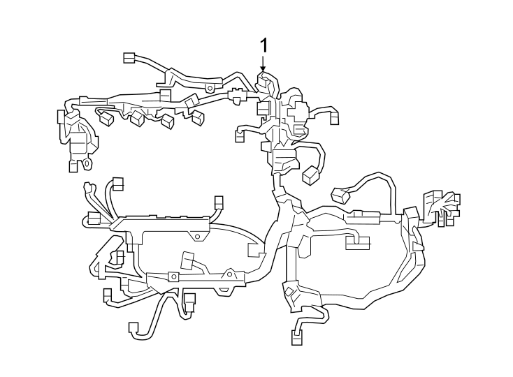 Diagram Wiring harness. for your 2004 Toyota Avalon   