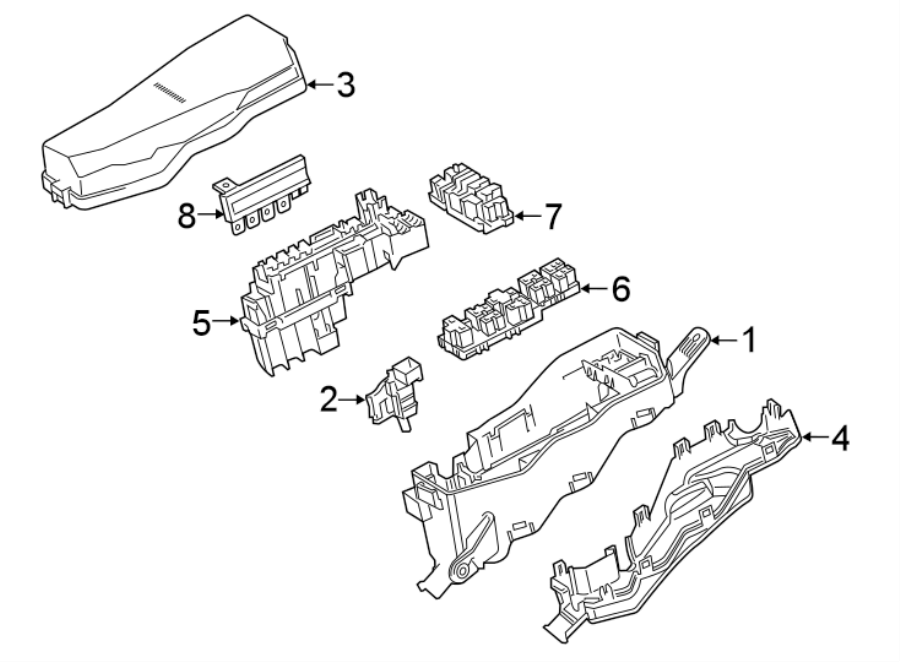 Diagram FUSE & RELAY. for your 2021 Toyota Sienna   