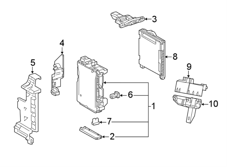 Diagram FUSE & RELAY. for your Toyota Camry  