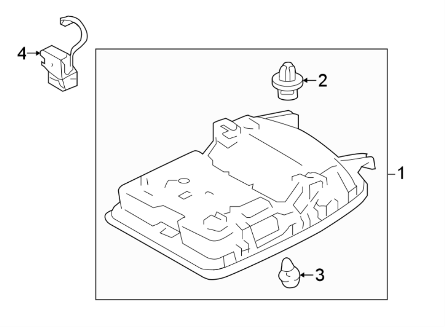 Diagram OVERHEAD CONSOLE. for your Toyota Camry