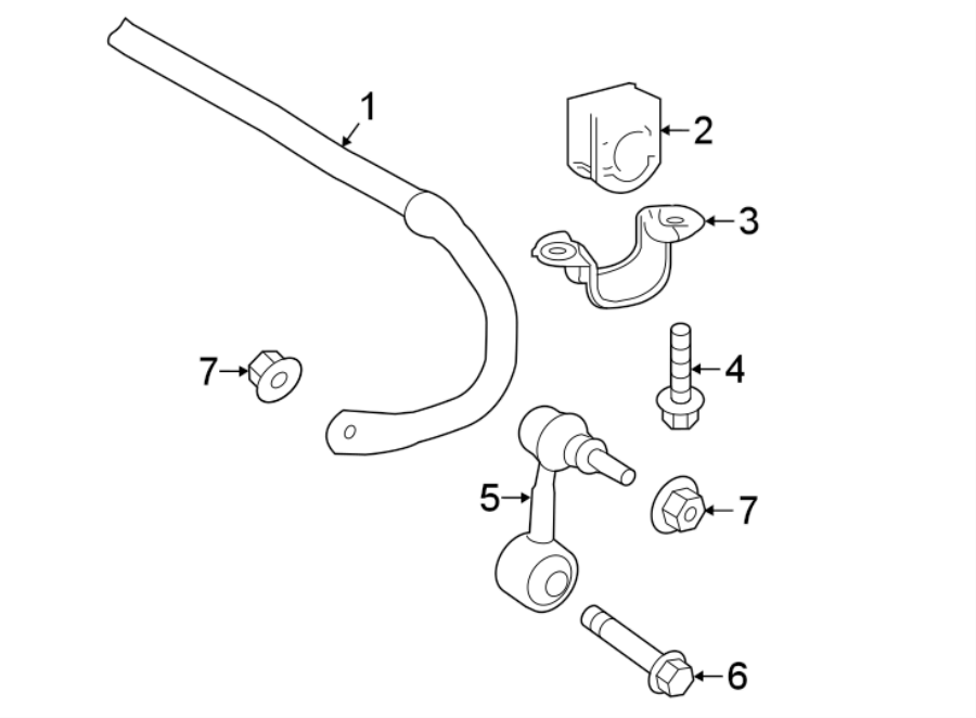 Diagram REAR SUSPENSION. STABILIZER BAR & COMPONENTS. for your 2009 Toyota RAV4   