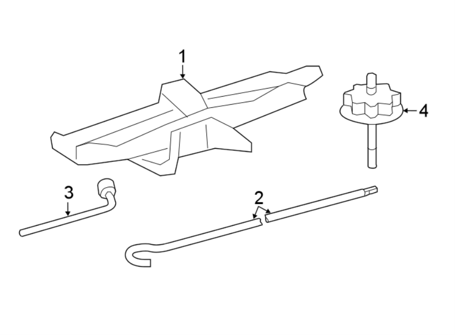 Diagram REAR BODY & FLOOR. JACK & COMPONENTS. for your 1999 Toyota Avalon   