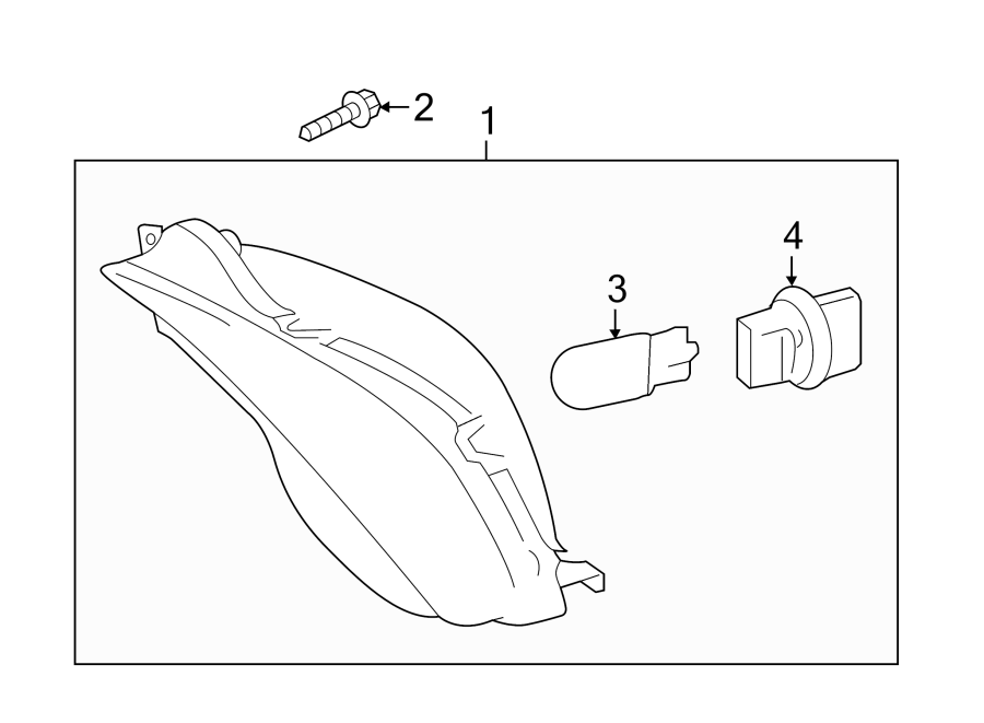 Diagram FRONT LAMPS. DAYTIME RUNNING LAMP COMPONENTS. for your 2000 Toyota Avalon  XLS Sedan 