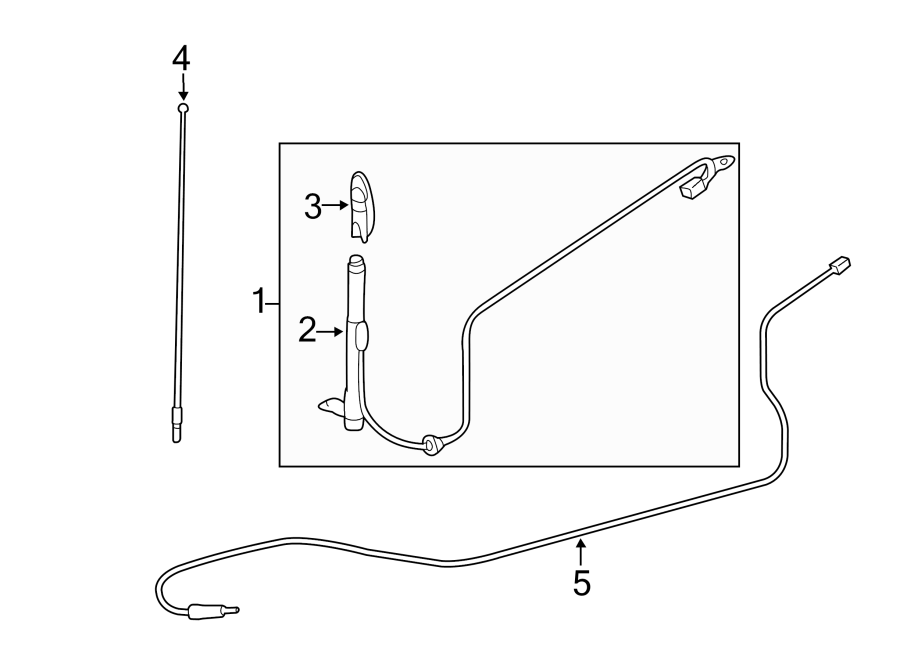 Diagram ANTENNA. for your 2017 Toyota Tundra 4.6L V8 A/T RWD SR Extended Cab Pickup Fleetside 