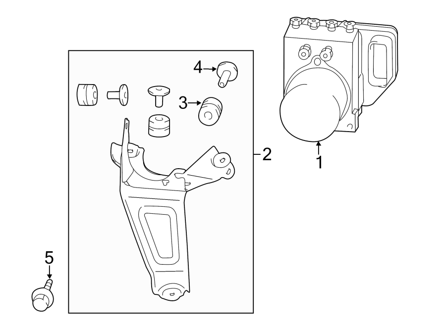 Diagram Electrical. Abs components. for your 2021 Toyota Corolla   