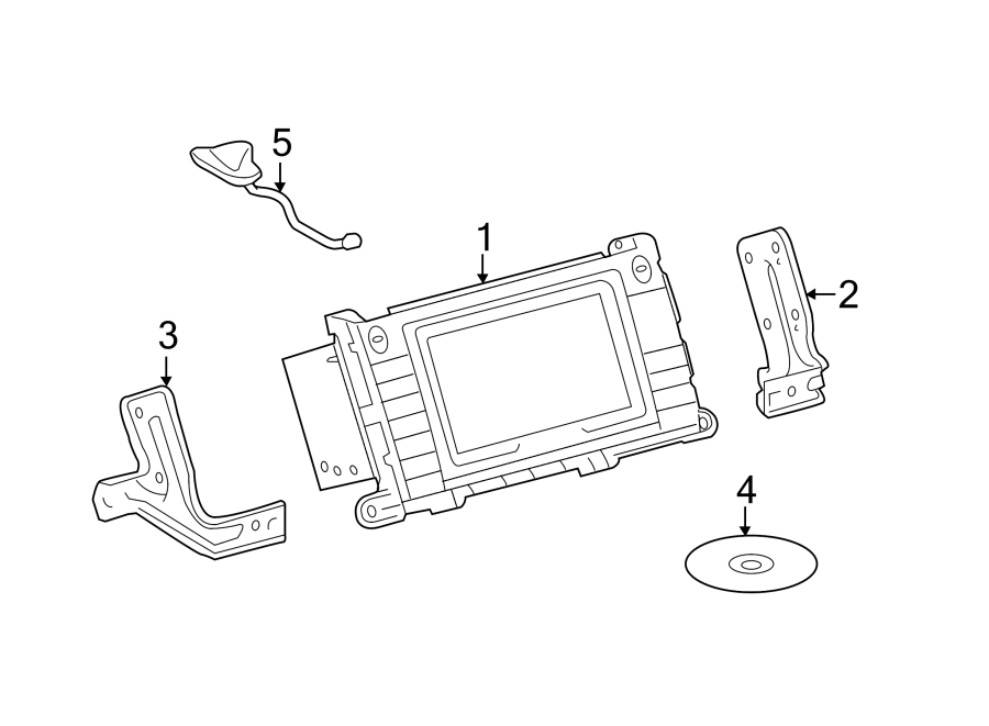 Diagram NAVIGATION SYSTEM COMPONENTS. for your Toyota Sienna  