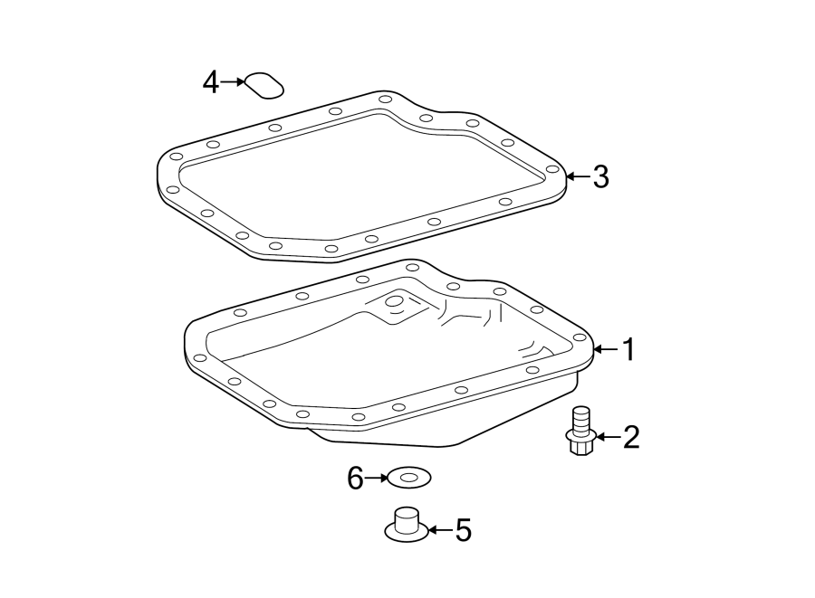 Diagram ENGINE / TRANSAXLE. TRANSAXLE PARTS. for your 2021 Toyota RAV4 2.5L A/T AWD LE Sport Utility 