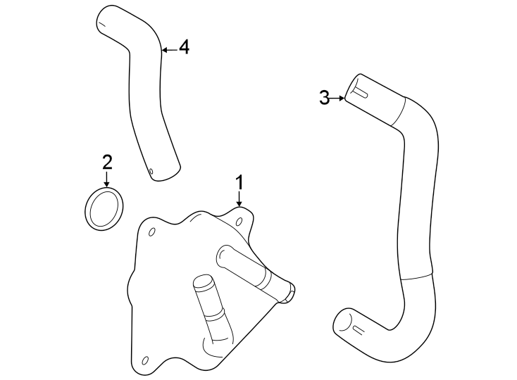 Diagram Oil cooler. for your 2012 Toyota Tundra  Platinum Crew Cab Pickup Fleetside 