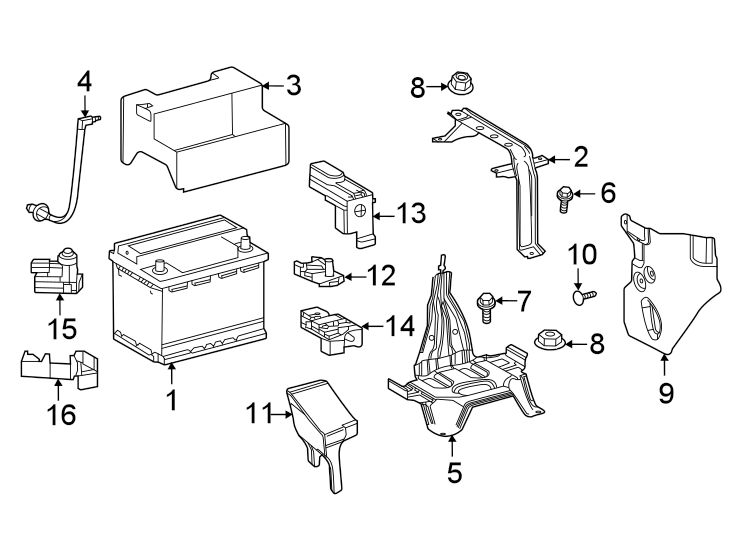 Diagram Battery. for your 2006 Toyota Camry 3.3L V6 M/T SE SEDAN 