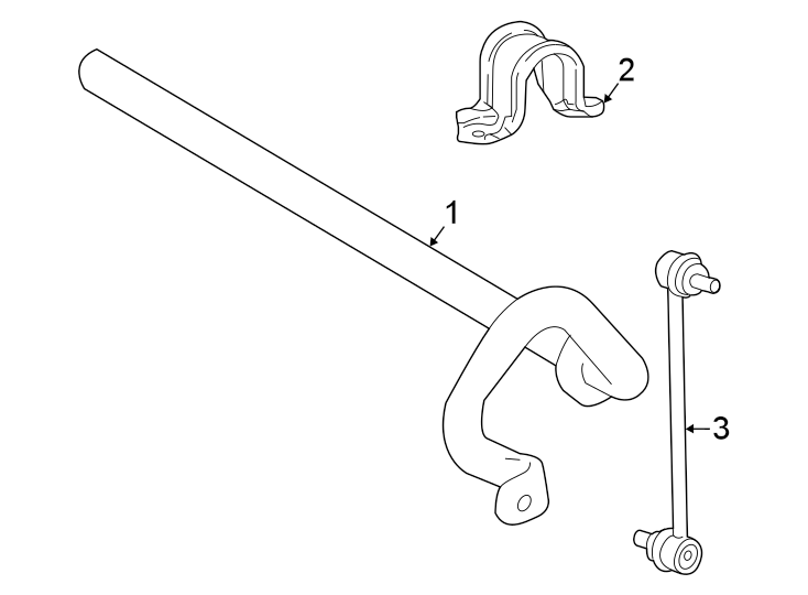 Diagram Front suspension. Stabilizer bar & components. for your 2004 Toyota Matrix  XR Wagon 