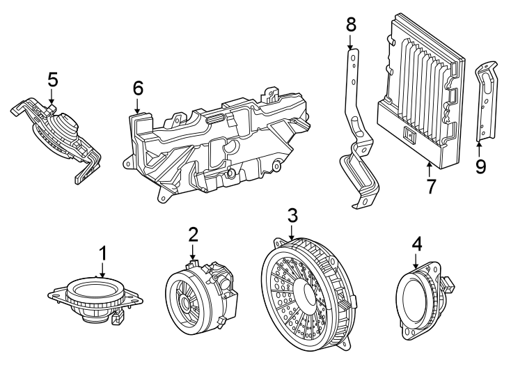 Diagram Instrument panel. Sound system. for your Toyota RAV4 PRIME  