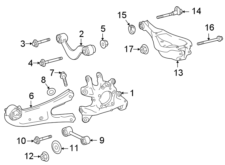 Diagram Rear suspension. Suspension components. for your 2005 Toyota Solara 2.4L A/T SE COUPE 